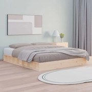 vidaXL Estrutura de cama 200x200 cm madeira maciça