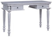 vidaXL Secretária 115x50x78 cm madeira de mogno maciça