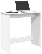 vidaXL Secretária 80x40x75 cm derivados de madeira branco