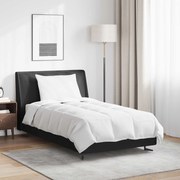 vidaXL Edredom de Verão Simples 2 pcs Branco Pena de ganso