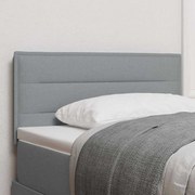Cabeceira vidaXL Design Linhas Cinza Claro 90 cm Tecido