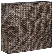 vidaXL Floreira alta com 4 vasos jacinto de água castanho