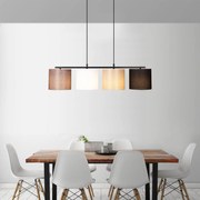 Candeeiro de Teto Valiz – Preto – 110 x 25 cm