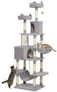 PawHut Arranhador para Gatos Grande Altura 173 cm Arranhador para Gato