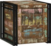 vidaXL Caixa de Armazenamento 50 x 50 x 50 cm Madeira Reforçada Sólida