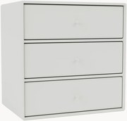 Módulo com gavetas Montana Mini 1007 para sistema de estantes modular