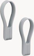 Suportes magnéticos para toalhas em silicone Loop, conjunto de 2