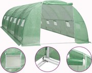 vidaXL Estufa 24 m² 6x4x2 m