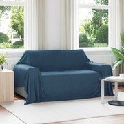 vidaXL Cobertor Azul Marinho 280 x 210 cm Lã