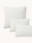 Fronha de almofada em linho lavado com riscas finas Rinna