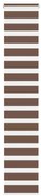 Cortina de zebra 45x200 cm largura do tecido 40,9 cm poliéster