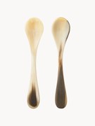 Colher de caviar em chifre de bovino Indulgence, conjunto de 2