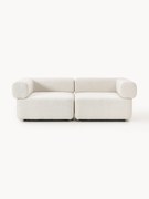 Sofá modular em bouclé Anton (3 lugares)