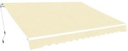 Todo dobrável manual 400 cm creme