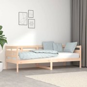 vidaXL Sofá-cama 80x200 cm madeira de pinho maciça