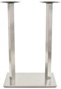 Pernas de Mesa Bar, Restaurante, Café, Esplanada Conjunto de 2 Bases de mesa IPANEMA, aço inoxidável, base de 70 x 40 cms, altura 110 cms