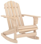 Cadeira Adirondack de baloiçar para jardim abeto maciço