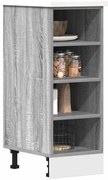 vidaXL Armário inferior “Riga” 30x44,5x81,5 cm cinzento sonoma