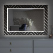 Espelho LED com decoração D12