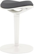 HOMCOM Banqueta oscilante, ergonômica, regulável em altura, até 120 kg, 42,5x35,5x56,5-71,5 cm, Cinza | Aosom Portugal