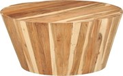 vidaXL Mesa de centro Ø65x31 cm madeira de acácia maciça