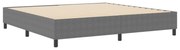 vidaXL Estrado de cama plataforma Cinzento-claro 200 x 200 cm tecido
