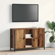 Aparador de TV vidaXL Caramelo Artesanal 101x35x65 cm em Madeira de Engenharia e Aço
