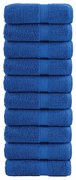 Toalhas de bidé premium SOLUND 10 pcs 30x50 cm 600 gsm azul