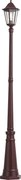 Lanterna de exterior clássica vermelho escuro 213cm IP44 - Havana