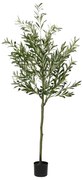 vidaXL Oliveira artificial 700 folhas 180 cm verde