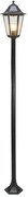 Candeeiro de pé clássico para exterior preto 170cm IP44 - New Orleans 1 Country / Rústico