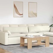 vidaXL Travesseiros de Sofá 2 pcs Creme 145 x 40 cm