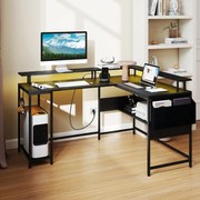 Conjunto de 2 cadeiras para sala de espera, escritório, com encosto ergonômico em malha, preto