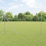 vidaXL Cerca de Campo 1,5x25 m em Aço Galvanizado