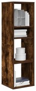 vidaXL Estante carvalho fumado 34x31x112 cm derivados de madeira