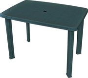 vidaXL Mesa de jardim 101x68x72 cm plástico verde