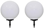vidaXL Candeeiros de exterior 2 pcs LED 50 cm com estacas de enterrar