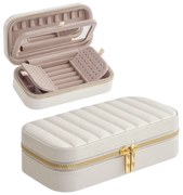 Caixa de joias de viagem ANAH | SONGMICS HOME | 20.5 x 11.2 x 6 cm | JBC180W01.