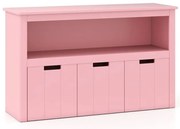 Organizador de armazenamento de brinquedos infantis com 3 gavetas removíveis