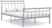 vidaXL Estrutura de cama 120x200 cm metal cinzento