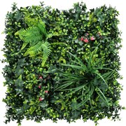 Outsunny Conjunto de 6 Sebes Artificiais de Ocultação para Jardim 50x50 cm Estilo Milão Fácil Montagem Anti-UV para Varandas Terraços Verde | Aosom Portugal