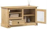 vidaXL Móvel de TV Corona 100x45x58 cm madeira de pinho maciça