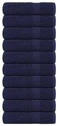 vidaXL Toalhas banho FROGN 10pcs 70x140 cm 360 g/m² azul marinho