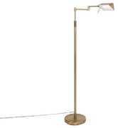 Candeeiro de pé design bronze com LED e dimmer tátil - Notia Moderno