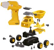 Camião Telecomandado basculante RC Kit 27 peças com chave de fendas Amarelo