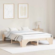 vidaXL Cama de Madeira de Pinho Maciça 140x200 cm