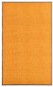 Tapete de porta lavável 90x150 cm laranja