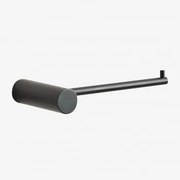 Porta-rolos Para Banheiro Em Aço Inoxidável Devon Preto Mate - Sklum