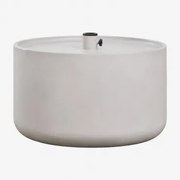 Base Redonda Para Guarda-chuva Ø60 Cm Em Cimento Darwys Cinzento Areia - Sklum