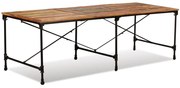 Mesa de jantar madeira reciclada maciça 240 cm